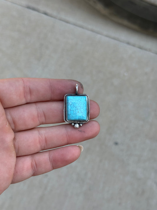 Kingman Turquoise Pendant