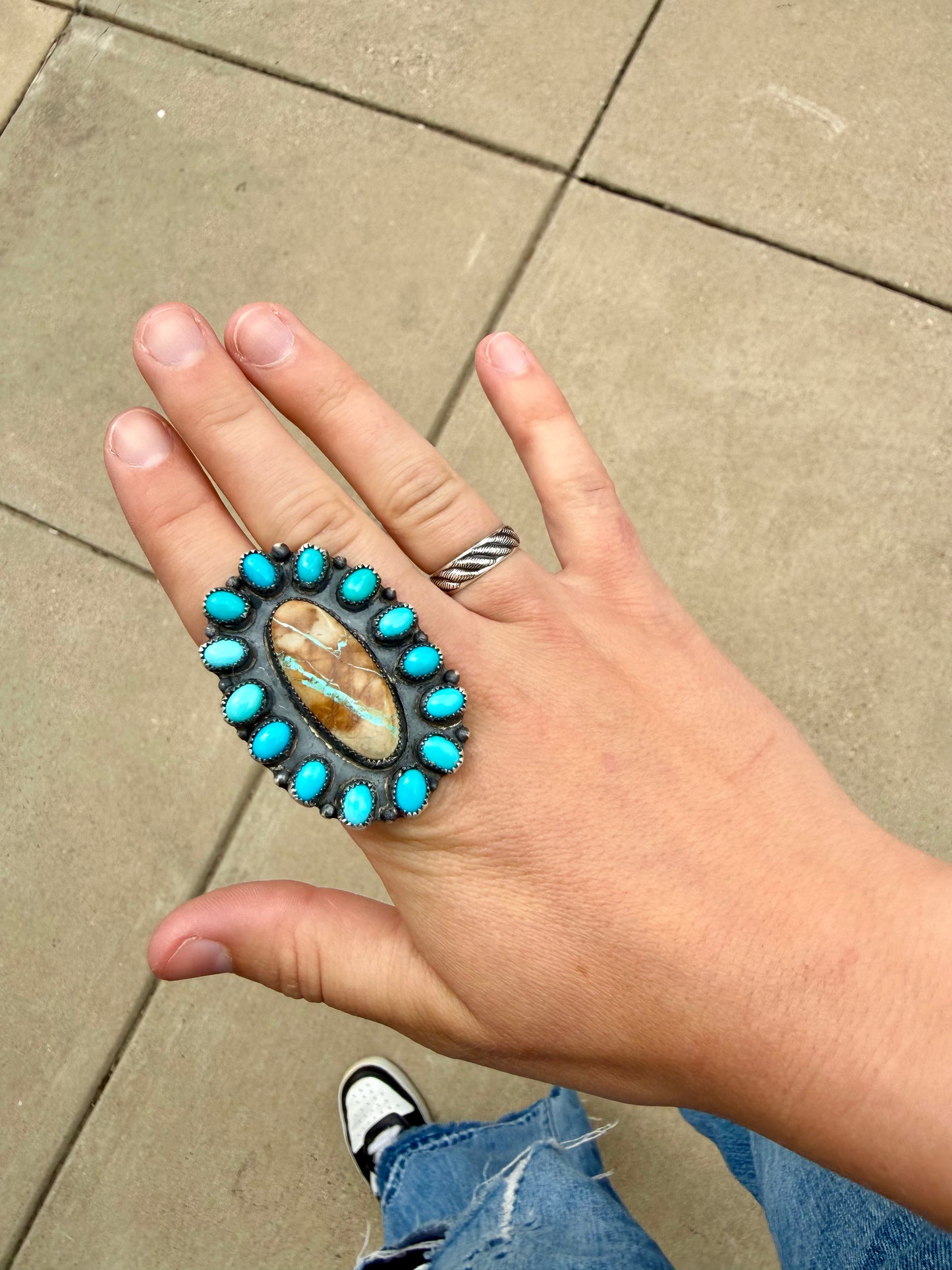 Royston & Kingman Adjustable Cluster Ring