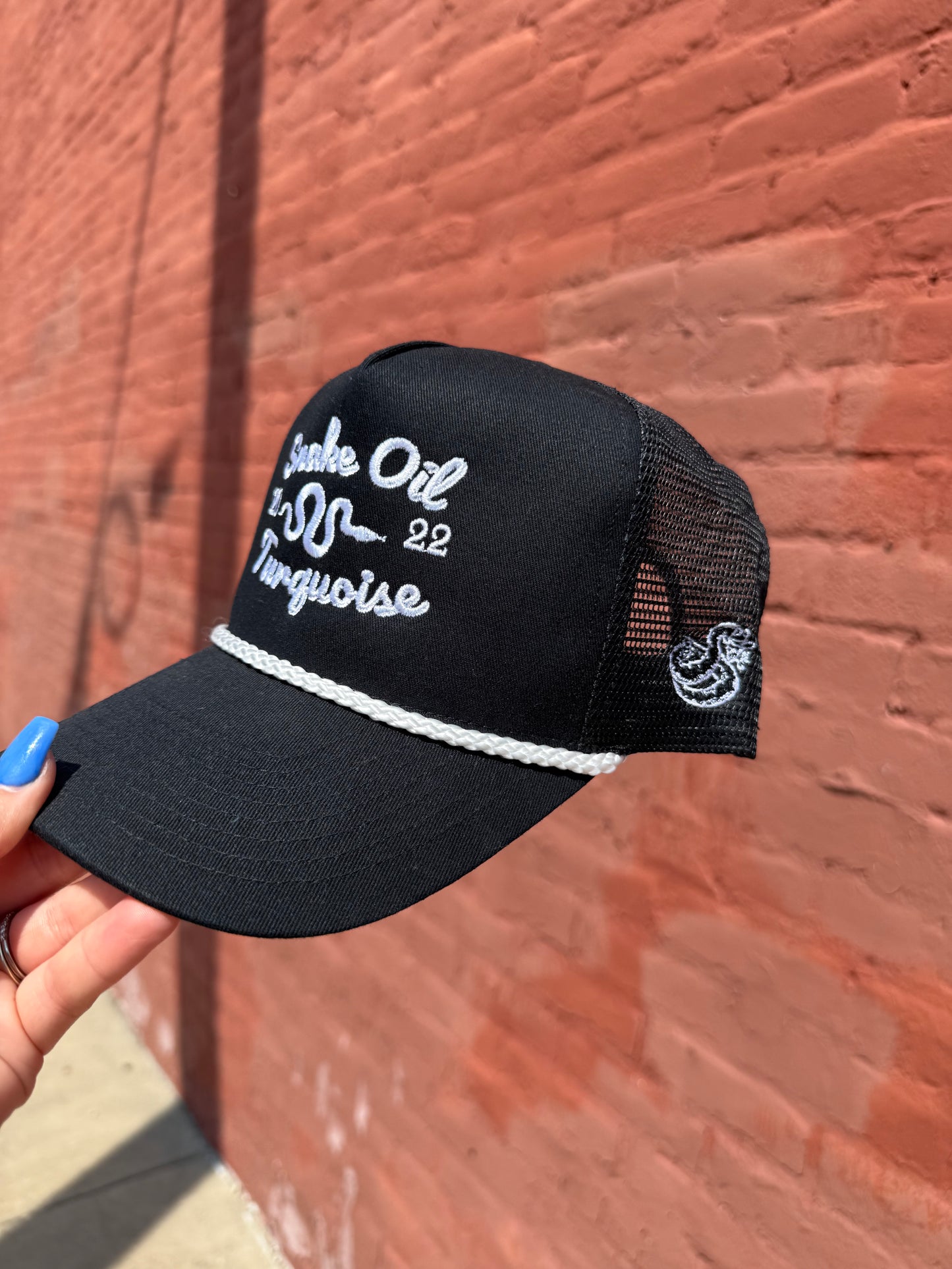 Snake Oil Turquoise Hat