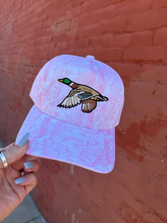 Pink Camo Duck Hat