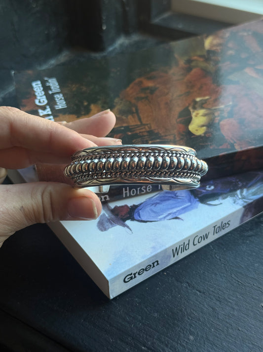 Sterling Silver Rope Cuff