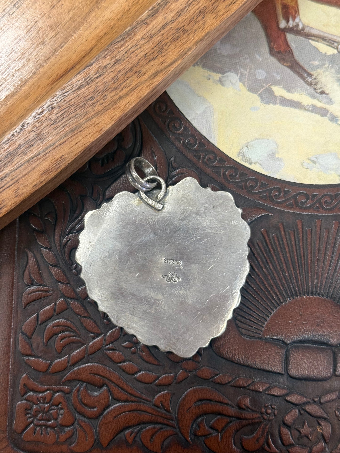 Bamboo Mountain Heart Pendant