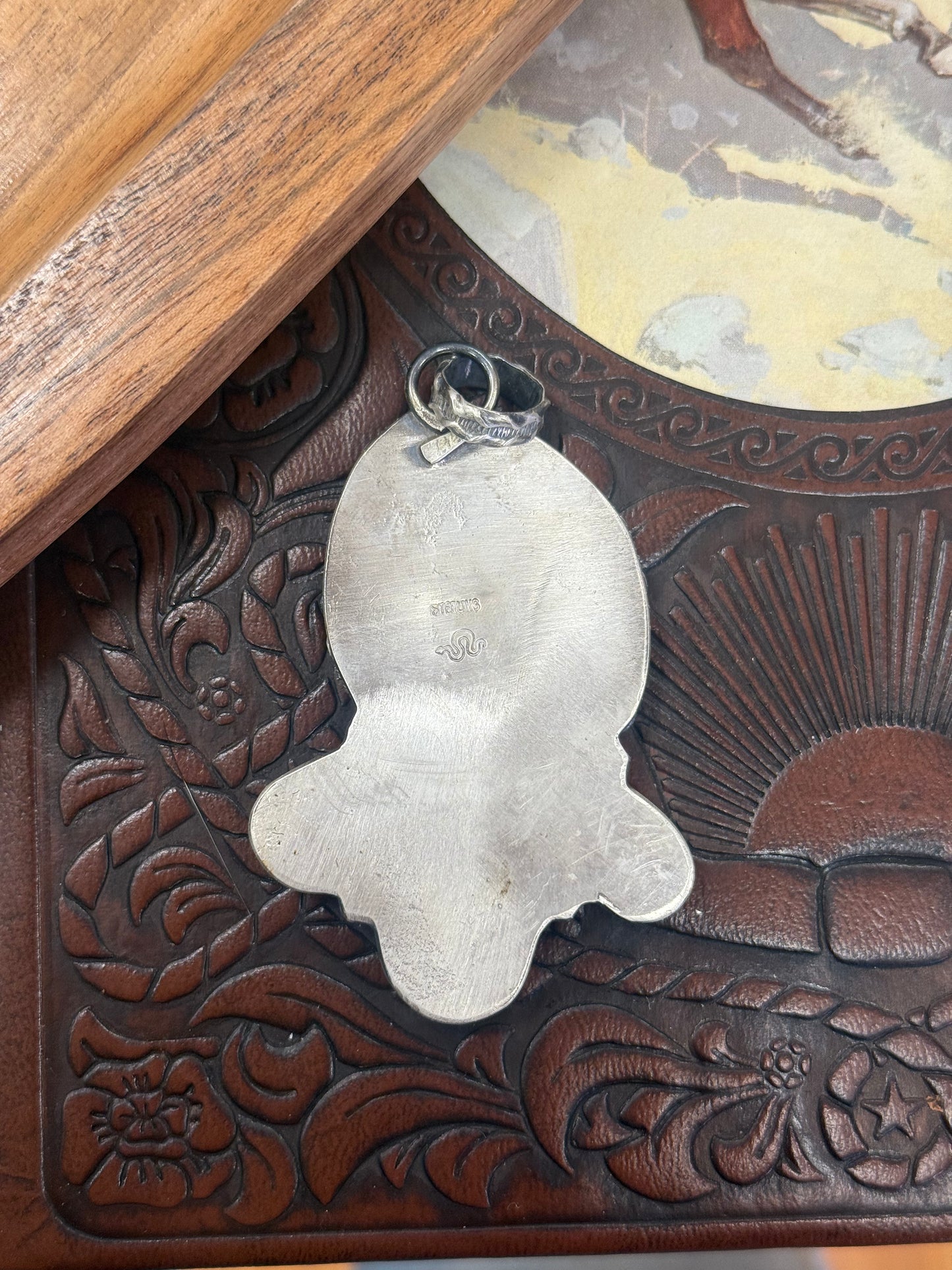 "Rodeo In Wyoming" Pendant