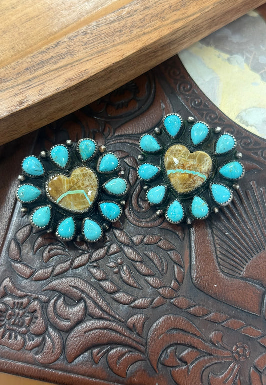 The Royston Heart Earrings