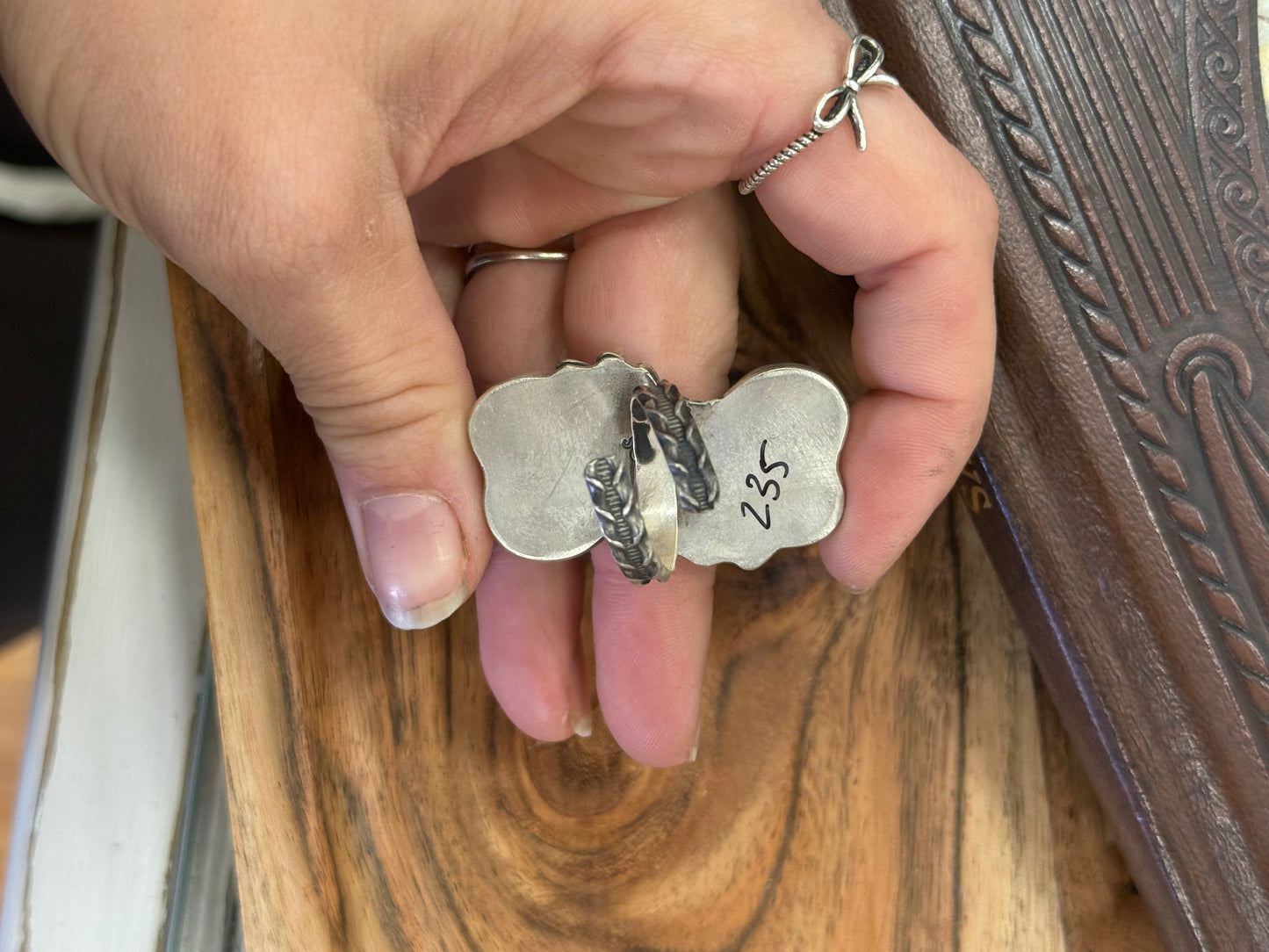 Cotton Candy Adjustable Heart Ring