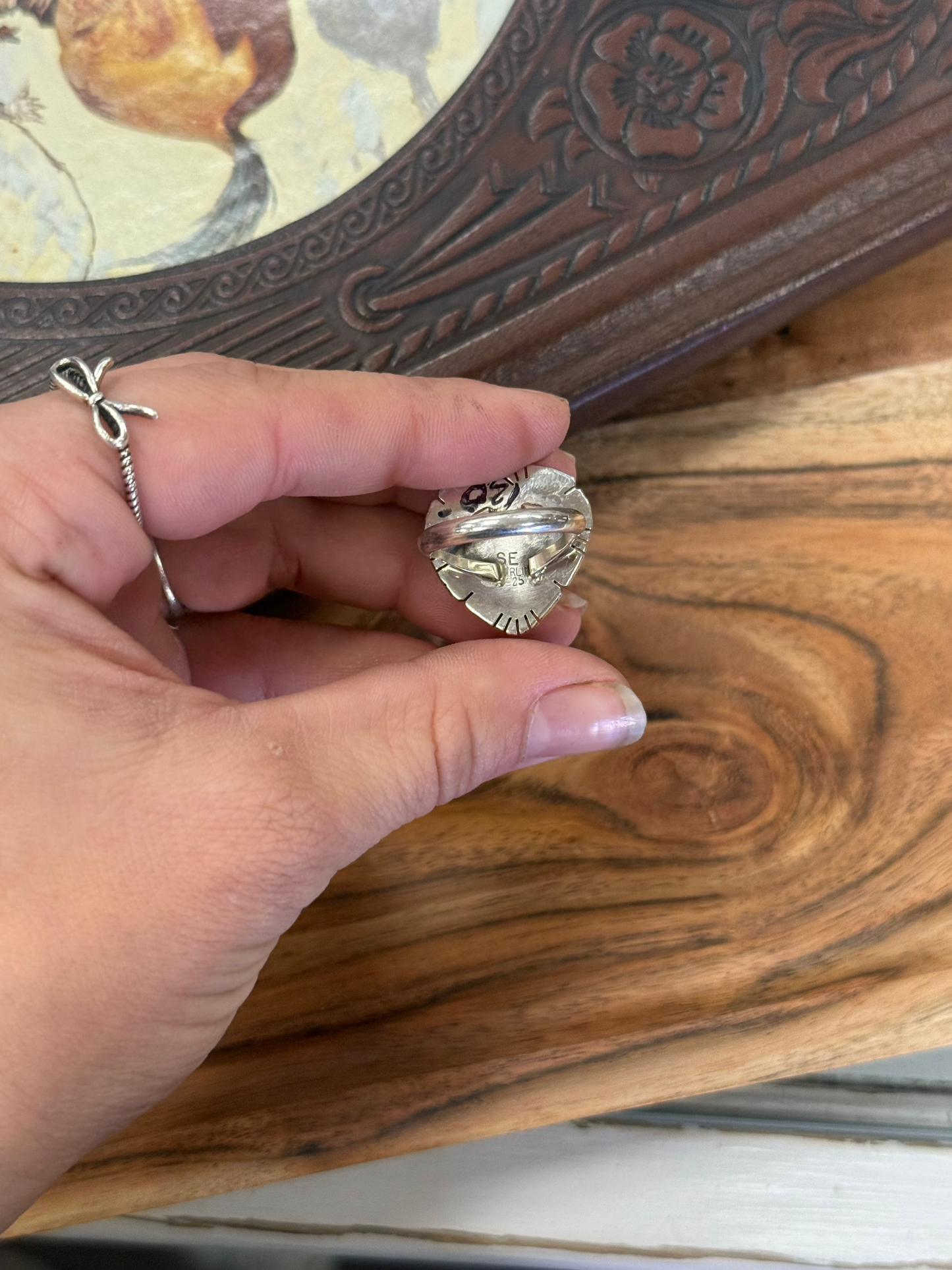 Spiny Oyster Heart Ring