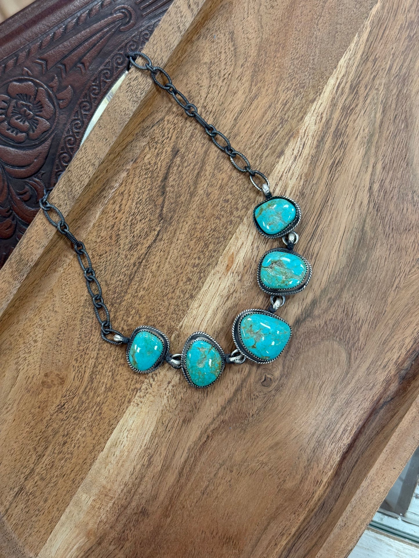 The Aqua Blue Choker