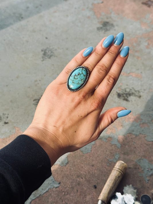 Kingman Turquoise Ring (Made to Size)